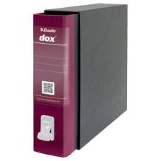 REGISTRATORE A LEVA DOX2 PROTOCOLLO 28,5X35 CM - DORSO 8 CM BORDEAUX D26205