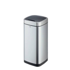 CESTINO CON SENSORE DURABLE NO TOUCH ARGENTO METALLIZZATO - CAPIENZA 35 LT - 3423-23