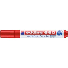 MARCATORE PER LAVAGNE BIANCHE EDDING 660 PUNTA CONICA 1,5-3 MM ROSSO 4-660002