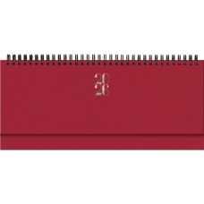 AGENDA PLANNING DA TAVOLO 2026 SETTIMANALE 29.8X10.5 GOMMATO ROSSO
