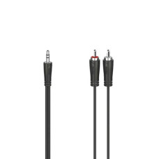 CAVO JACK 3.5 MM 1,5 METRI 2X RCA HAMA NERO 7200720