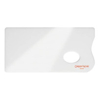 Tavolozza rettangolare in plexiglass bianco Carand'Ache aquarelle