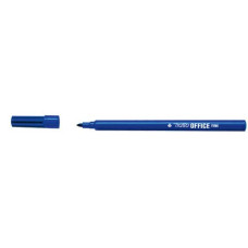 TRATTO PERMANENT INK PENNARELLO INDELEBILE PUNTA FINE 12 PZ BLU
