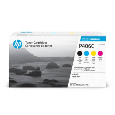 TONER CLT-P406C SAMSUNG NERO+CIANO+MAGENTA+GIALLO CONF. 4 - SU375A