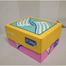 MODULI CONTINUI LETTURA FACILITATA FORM 60 G/M² PISTE STACCABILI BIANCO/GRIGIO