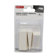 FERMAPORTA ADESIVO ANTIURTO EMI - 50X18X13 MM - BIANCO - CONF. 4 PEZZI - 8501657 FERMAPORTA ADESIVO ANTIURTO EMI - 50X18X13 MM - BIANCO - CONF. 4 PEZZI - 8501657