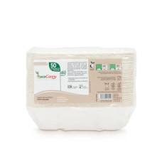 VASCHETTA PATATINE BIOCOMPOSTABILE ECOCANNY TAKE AWAY BIANCO 173X123X40 MM CONF. 50 PZ
