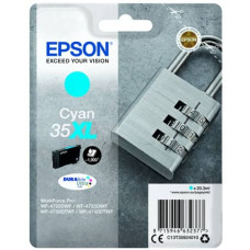 CARTUCCIA PER STAMPANTI INKJET ALTA CAPACITA LUCCHETTO 35XL EPSON CIANO C13T35924010
