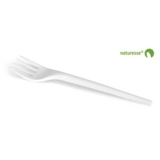 POSATE IN CPLA BIO BIANCO COMPOSTABILE SMART. CONF.50PZ. SCATOLIFICIO DEL GARDA FORCHETTA - 14162