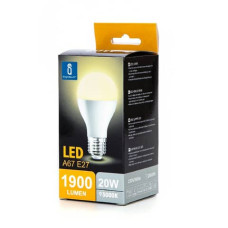 LAMPADINA LED A67 E27 20W - 2100 LUMEN AIGOSTAR LUCE CALDA - B10105QNQ
