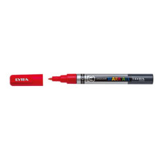 MARCATORE A TEMPERA LYRA GRADUATE MARK ALL PUNTA TONDA 0,7 MM ROSSO L6800018