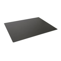 Sottomano DURABLE 65x50 cm con bordi arrotondati in ppl opaco nero