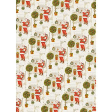 CARTA REGALO NATALIZIA A FOGLI ESTESI - 70X100 CM - CONF. 2 PEZZI BIEMBI BCV502610