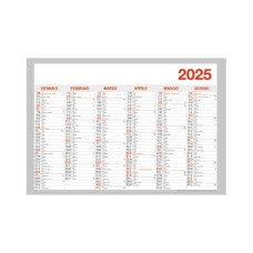 TABELLA 2025 SEMESTRALE FORMATO 48,4X33,4 CM - CONF. 10 PZ - 25-TC504