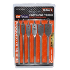 PUNTE LEGNO A FRESA EMI PER FORI DA 10 A 25 MM CONF. DA 4 PEZZI - 8100848 PUNTE LEGNO A FRESA EMI PER FORI DA 10 A 25 MM CONF. DA 4 PEZZI - 8100848