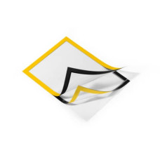 CORNICE ESPOSITIVA DURABLE DURAFRAME® FORMATO A4 - CONF. 2 PZ - GIALLO - 4872-04