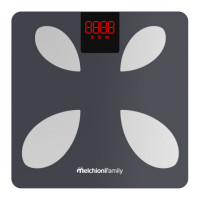 Bilancia pesa persone smart digitale 0-180 kg Melchioni Family piuma con display lcd colorato