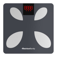 BILANCIA PESA PERSONE SMART DIGITALE 0-180 KG MELCHIONI FAMILY PIUMA CON DISPLAY LCD COLORATO