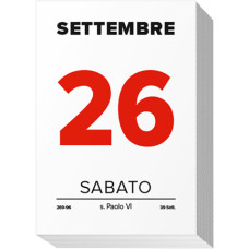 BLOCCO 2026 DA MURO COMUNE FORMATO 5.5X9 CM - 26-BM207