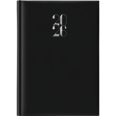 AGENDA 2026 MEDIA GIORNALIERA 14,5X20,5 CM GOMMATO NERO