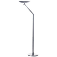 LAMPADA A TERRA A LED UNILUX VARIALUX ARTICOLATA GRIGIO METALLIZZATO 400090471 LAMPADA A TERRA A LED UNILUX VARIALUX ARTICOLATA GRIGIO METALLIZZATO 400090471