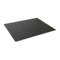 Sottomano DURABLE 53x40 cm con bordi arrotondati in ppl opaco nero