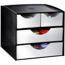 CASSETTIERA DA TAVOLO CEP TAKE A BREAK 4 CASSETTI 18,5X18,6X17,5 CM - NERO 1082110561