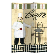 PARAVENTO A 3 ANTE SERENA GROUP IN LEGNO E CARTA DI RISO FANTASIA STONES 120X180 CM