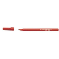 TRATTO PERMANENT INK PENNARELLO INDELEBILE PUNTA FINE 12 PZ ROSSO