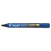 Marcatore permanente PILOT permanent marker 400 punta a scalpello 4,5 mm blu