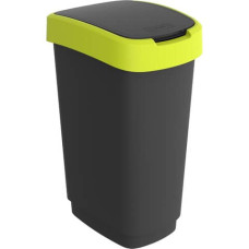CESTINO GETTACARTE ROTHO TWIST CON COPERCHIO BASCULANTE 50 L LIME VERDE F600321