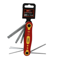 SET CHIAVI A BRUGOLA TASCABILI EMI - 8 PUNTE ASSORTITE TIPO ESAGONALE - 8100182 SET CHIAVI A BRUGOLA TASCABILI EMI - 8 PUNTE ASSORTITE TIPO ESAGONALE - 8100182