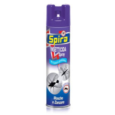 INSETTICIDA SPRAY PER MOSCHE E ZANZARE 400 ML SPIRA FRESCO PROFUMO 44684