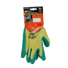 GUANTI DA GIARDINAGGIO IN POLIESTERE EMI - ANTITAGLIO - 10/XL - GIALLO/ VERDE - EN 388:2016 2121X - 8104324 GUANTI DA GIARDINAGGIO IN POLIESTERE EMI - ANTITAGLIO - 10/XL - GIALLO/ VERDE - EN 388:2016 2121X - 8104324