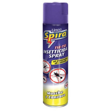 INSETTICIDA SPRAY PER MOSCHE E ZANZARE 400 ML SPIRA PROFUMAZIONI ASSORTITE GERANIO O CITRONELLA 44685