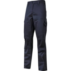 PANTALONE DA LAVORO IN COTONE ELASTICIZZATO GUAPO BLU U-POWER TAGLIA XXL