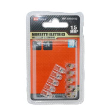 MORSETTI ELETTRICI TRASPARENTI EMI 1,5 MM - CONFEZIONE DA 10 PEZZI 8102182 MORSETTI ELETTRICI TRASPARENTI EMI 1,5 MM - CONFEZIONE DA 10 PEZZI 8102182