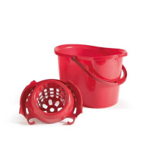 Secchio in plastica con strizzatore classico Perfetto da 15 lt codice 12130