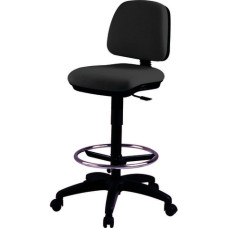 SGABELLO TECNICO UNISIT ESOS EOE4S - SEDUTA ALTA CON POGGIAPIEDI TELESCOPICO, RIVESTIMENTO ECO NERO EOE4S/EN - NUOVO SGABELLO TECNICO UNISIT ESOS EOE4S - SEDUTA ALTA CON POGGIAPIEDI TELESCOPICO, RIVESTIMENTO ECO NERO EOE4S/EN - NUOVO