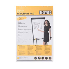 BLOCCO CARTA BI-OFFICE PER CAVALLETTI - 65X95 CM CARTA BIANCA 80 G/M² 20 FOGLI BIANCO - FL039403