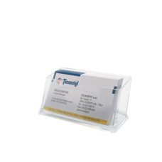 PORTA BIGLIETTI DA VISITA ACRILICO TECNOSTYL CON 1 TASCA TRASPARENTE BCH05