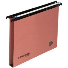 CARTELLE SOSPESE PER CASSETTI CARTESIO 39 CM. FONDO U3 ARANCIO CONF. 50 PEZZI - 100/395 3-B2