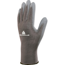 GUANTI DA LAVORO DELTA PLUS IN MAGLIA DI POLIAMMIDE CON PALMO IN POLIURETANO GRIGIO TAGLIA 9 - VE702GR09