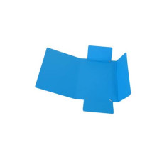 CARTELLA A TRE LEMBI CON ELASTICO CARTOTECNICA DEL GARDA 17X25 CM COLORE AZZURRO - CG0040LBXXXAE06