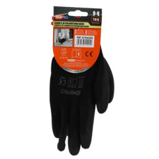 GUANTI DA LAVORO IN POLIURETANO EMI 7/S - NERO - EN 388 4131X - 8104294 GUANTI DA LAVORO IN POLIURETANO EMI 7/S - NERO - EN 388 4131X - 8104294