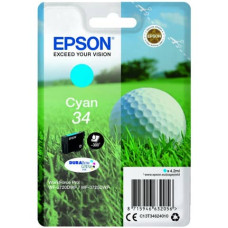CARTUCCIA PER STAMPANTI INKJET PALLINA DA GOLF 34 EPSON CIANO C13T34624010
