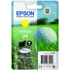 CARTUCCIA PER STAMPANTI INKJET PALLINA DA GOLF 34 EPSON GIALLO C13T34644010