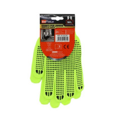 GUANTI DA LAVORO IN NYLON EMI ANTISCIVOLO - 9/L - GIALLO FLUO - EN 388:2016 - 214XX - 8104281 GUANTI DA LAVORO IN NYLON EMI ANTISCIVOLO - 9/L - GIALLO FLUO - EN 388:2016 - 214XX - 8104281