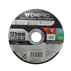 DISCO DA TAGLIO EMI ACCIAIO PER FLESSIBILE 125X1,6X22 MM 8105004 DISCO DA TAGLIO EMI ACCIAIO PER FLESSIBILE 125X1,6X22 MM 8105004