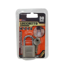 LUCCHETTO A CHIAVE IN ACCIAIO EMI 30X49 MM - 8100544